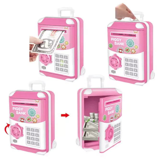 Trolley Case Electronic Piggy Bank